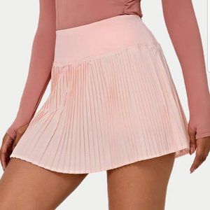 Halara Everyday 2-in-1 Pleated Side Pocket Tennis Skirt